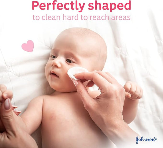 Johnson’s Pure Cotton Makeup Pads, Pack of 3x80