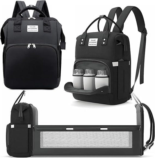 Diaper Bag Backpack, Multifunction Travel Baby Changing Bag