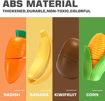 Cutting Play Food Toy for Kids Kitchen