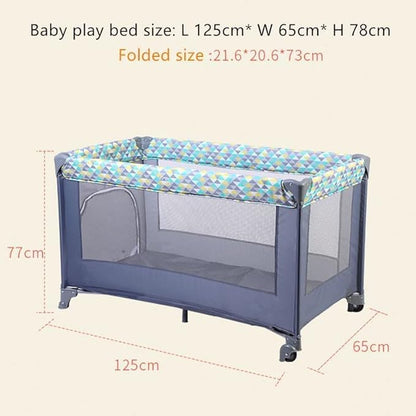 2 In 1 Baby Crib, Portable Playard