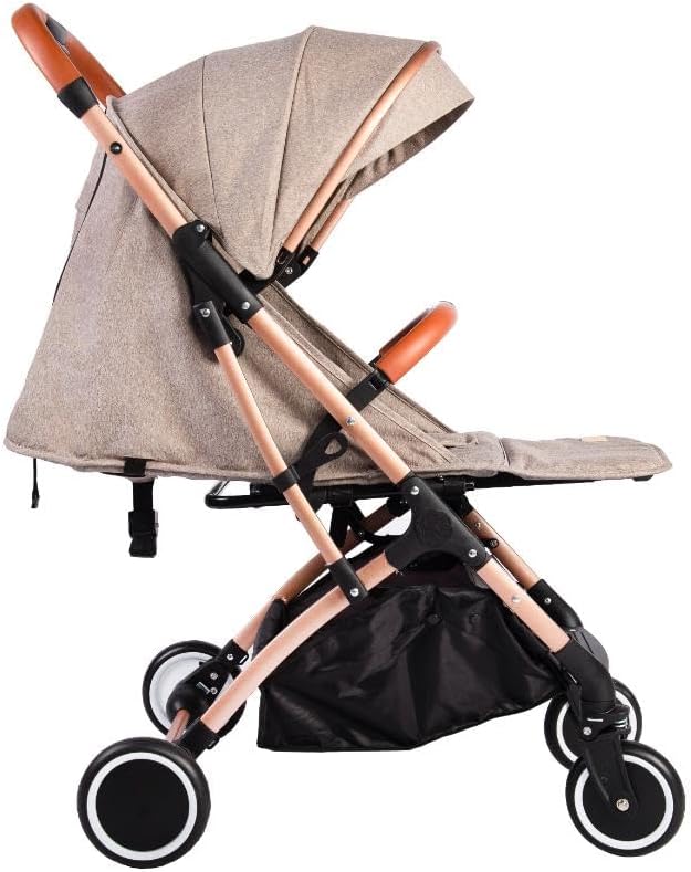 Bumble & Bird - Travel Light Cabin Stroller - Beige (0-15kg)