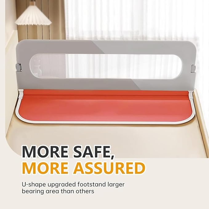 Baby Bed Rails Guard - Foldable Toddler Bed Rail