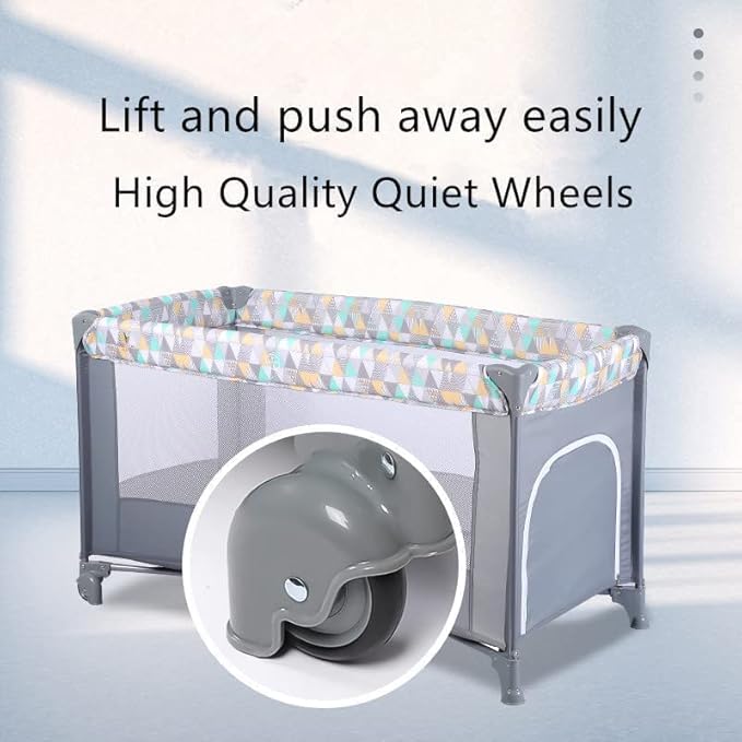 2 In 1 Baby Crib, Portable Playard