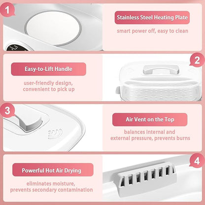 Baby Bottle Sterilizer and Dryer, 5-in-1