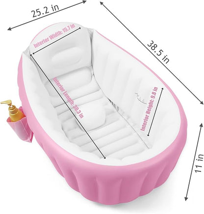 Baby Inflatable Bathtub, Portable Travel Baby