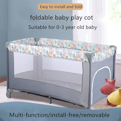 2 In 1 Baby Crib, Portable Playard
