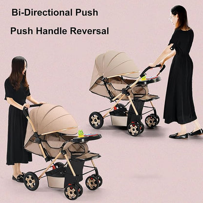 Lightweight Travel Stroller, Foldable Baby Stroller