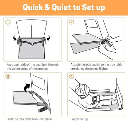 VISSO Toddler Airplane Travel Bed