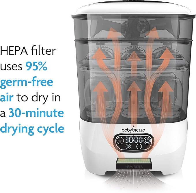 Baby Brezza Bottle Sterilizer and Dryer Advanced – Electric Steam