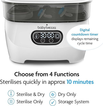 Baby Brezza Bottle Sterilizer and Dryer Advanced – Electric Steam