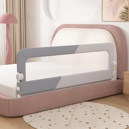 Baby Bed Rails Guard - Foldable Toddler Bed Rail