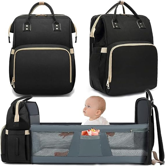 Diaper Bag Backpack, Multifunction Travel Baby Changing Bag