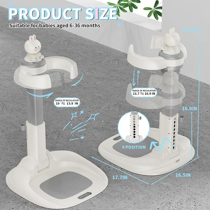 Adjustable Baby Shower Stand with Anti-Slip Base